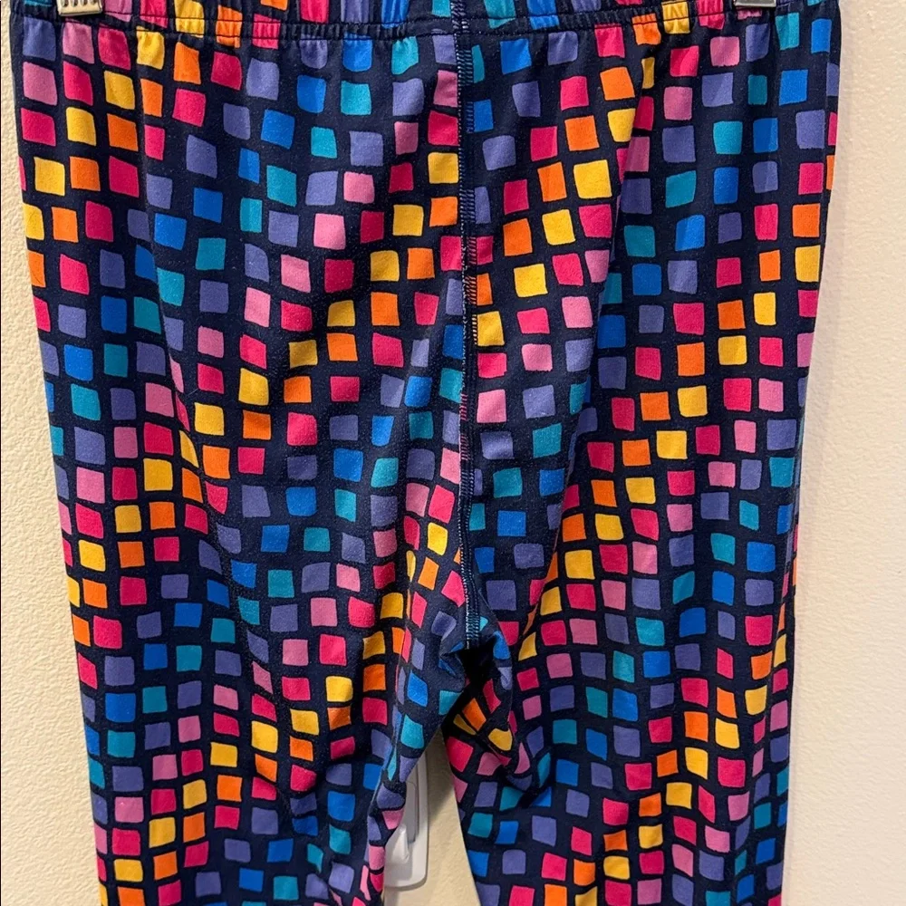 Girl’s Long Underwear Geometric Patterned Set